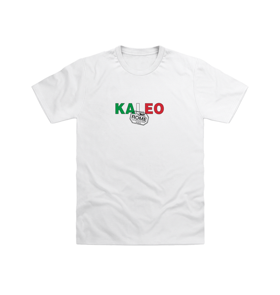 White White KALEO Colosseum Event T Shirt